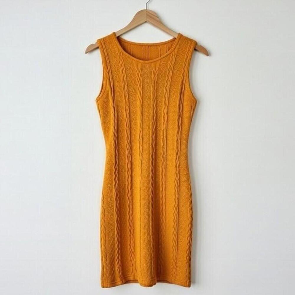 Ginger Orange Midi Dress